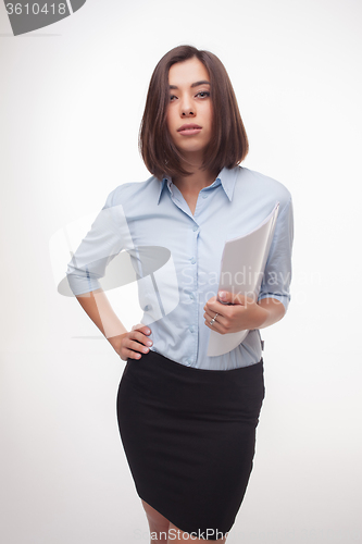 Image of picture of a beautiful business woman