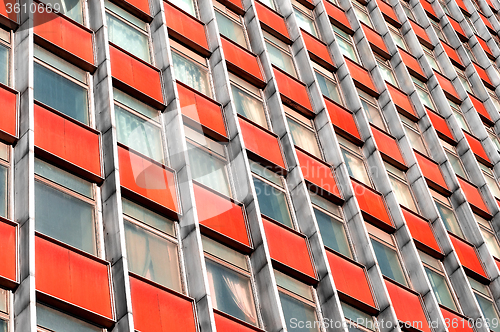 Image of Multi-story office building with terracotta panels