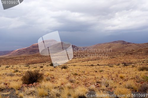 Image of fantrastic Namibia desert landscape