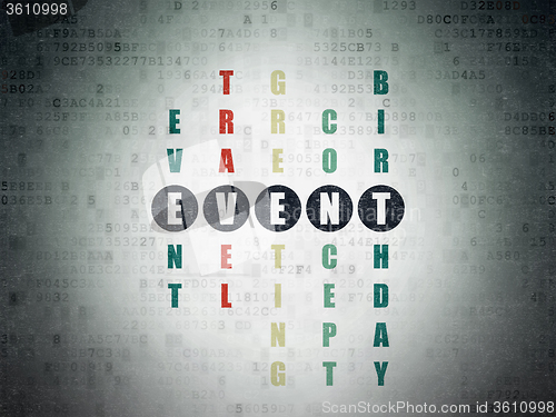 Image of Entertainment, concept: Event in Crossword Puzzle