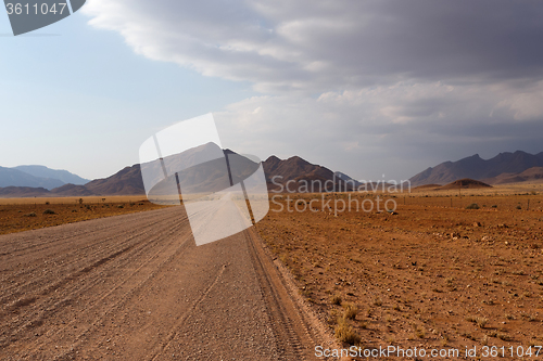 Image of fantrastic Namibia desert landscape