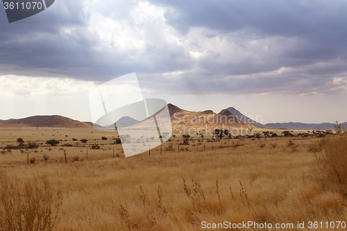 Image of fantrastic Namibia desert landscape