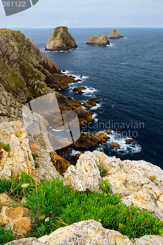 Image of Atlantic coast in Brittany