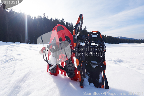 Image of winter snowshoes