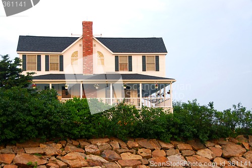 Image of House on ocean shore