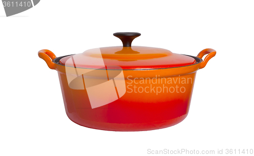 Image of Old cooking pot isolated
