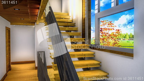 Image of Modern staircase - interior