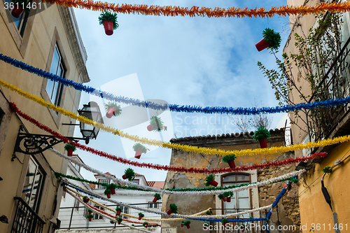 Image of Street decoration in Lisboa