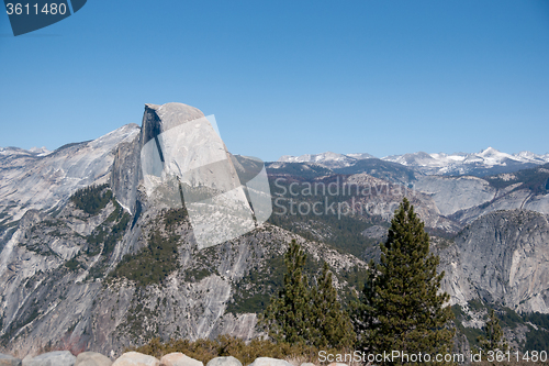 Image of Hiking panaramic train in Yosemite