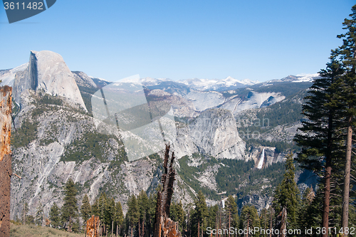 Image of Hiking panaramic train in Yosemite