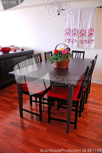 Image of Dining room interior