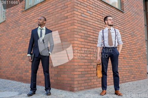 Image of Portrait of multi ethnic business team 