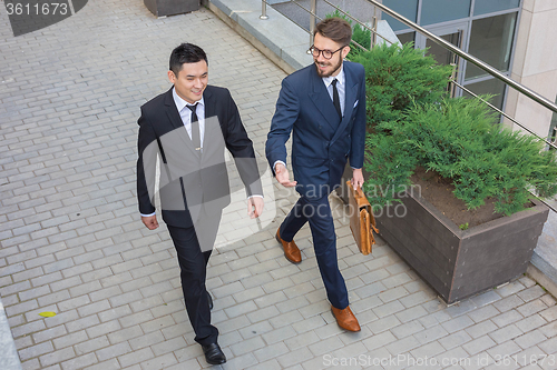 Image of Portrait of multi ethnic business team 