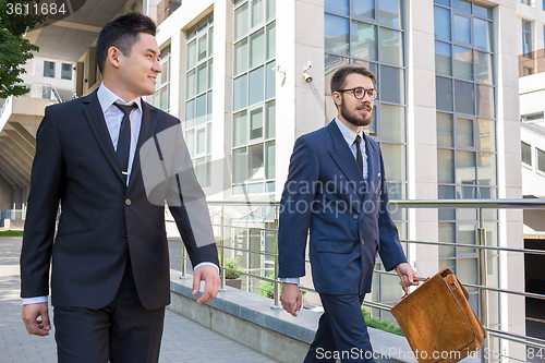 Image of Portrait of multi ethnic business team 