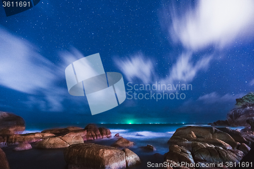 Image of The rocky shore or beach 