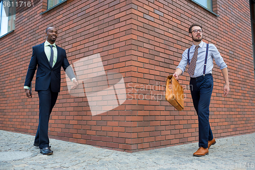 Image of Portrait of multi ethnic business team 