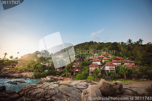 Image of The rocky shore or beach 