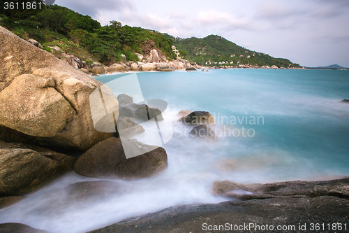 Image of The rocky shore or beach 