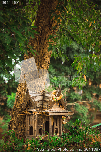 Image of small thai buddhist temple or shrine