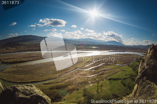 Image of The Kura  or Mtkvari river, Georgia