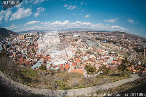 Image of Panoramic view of old Tbilisi 