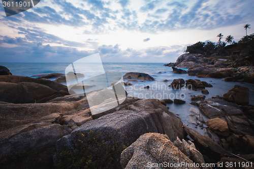 Image of The rocky shore or beach 