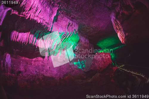 Image of Sataplia cave in Georgia 