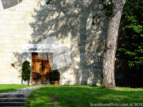 Image of monastery door