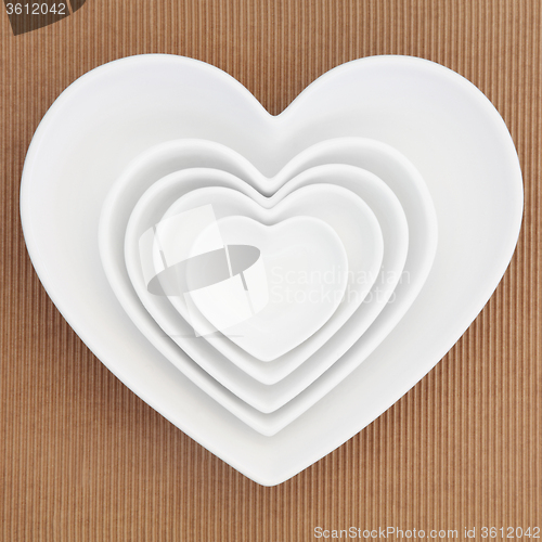 Image of Heart Shaped Dishes