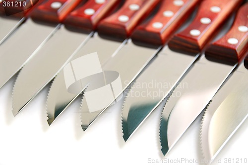 Image of Steak knives row