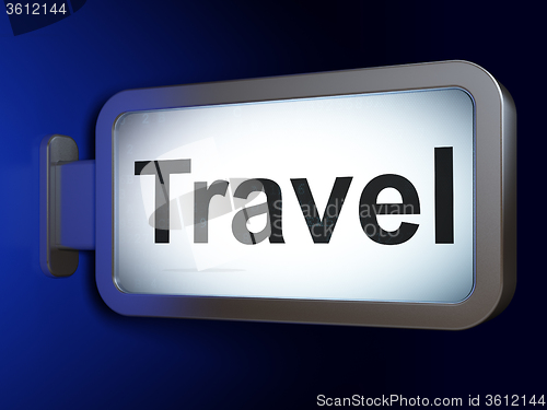 Image of Entertainment, concept: Travel on billboard background