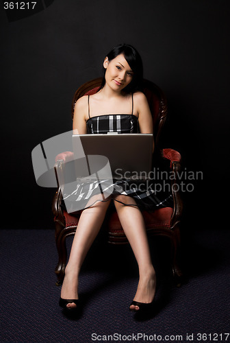 Image of Working woman