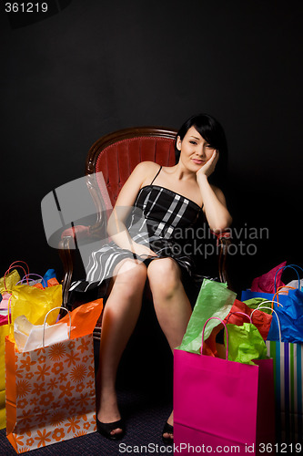 Image of Shopping woman