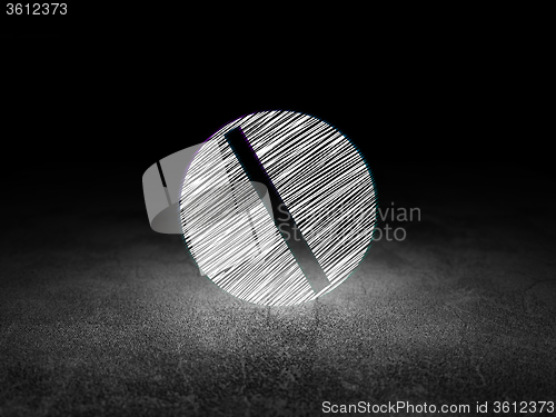 Image of Healthcare concept: Pill in grunge dark room