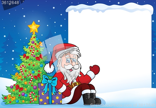 Image of Christmas topic frame 8