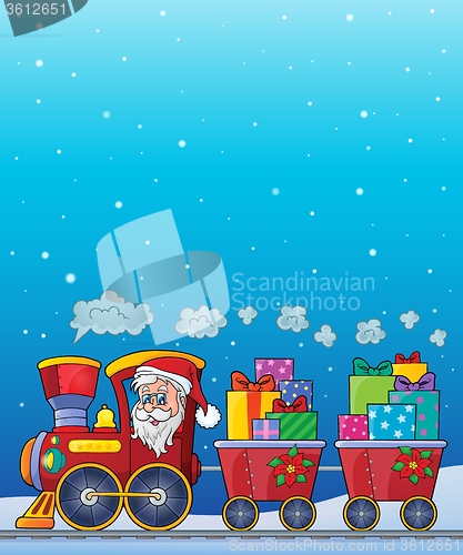Image of Christmas train theme image 8