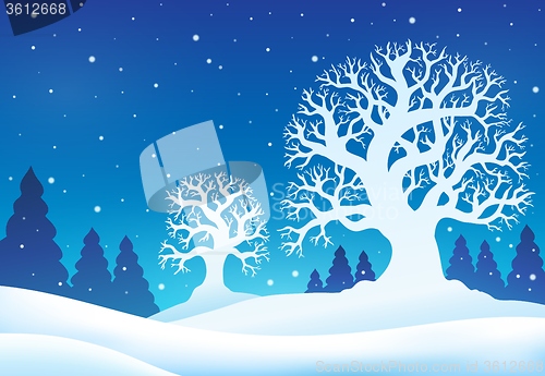 Image of Winter theme background 9