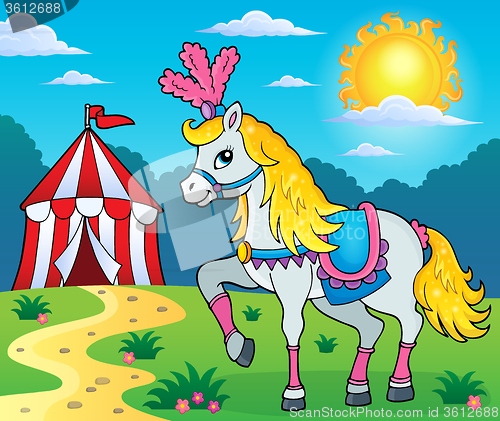 Image of Circus horse theme image 3