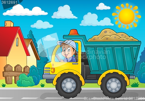 Image of Sand truck theme image 3