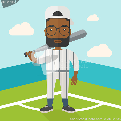 Image of Baseball player on field.
