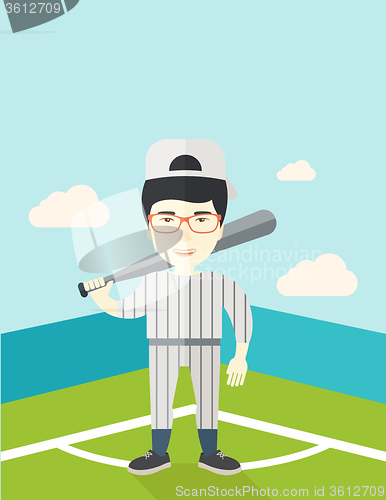 Image of Baseball player on field.