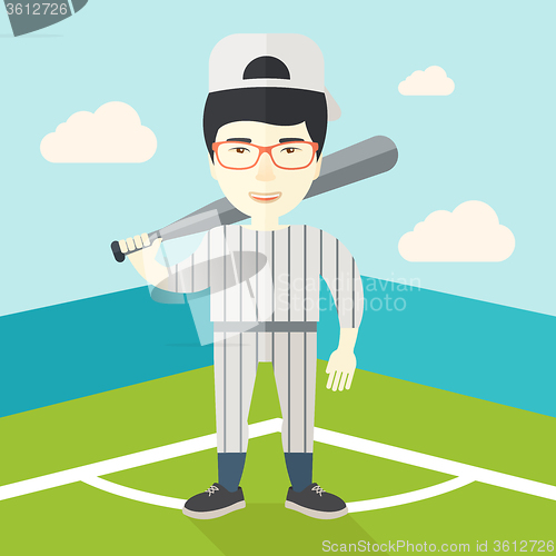 Image of Baseball player on field.