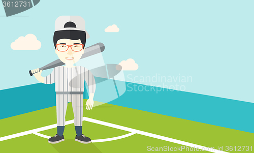 Image of Baseball player on field.