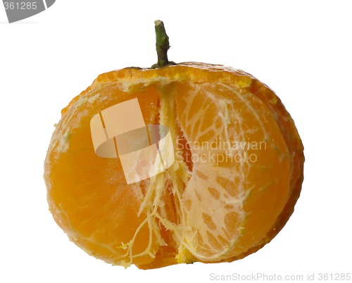 Image of Half a mandarin orange

