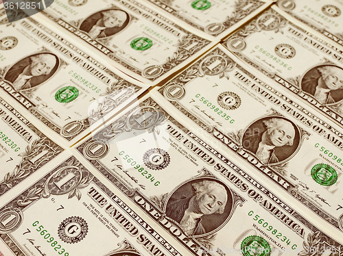 Image of Retro look Dollar notes 1 Dollar