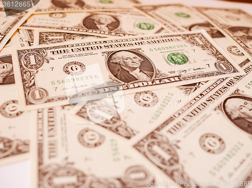 Image of Retro look Dollar notes 1 Dollar