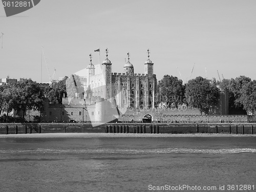 Image of Black and white Tower of London