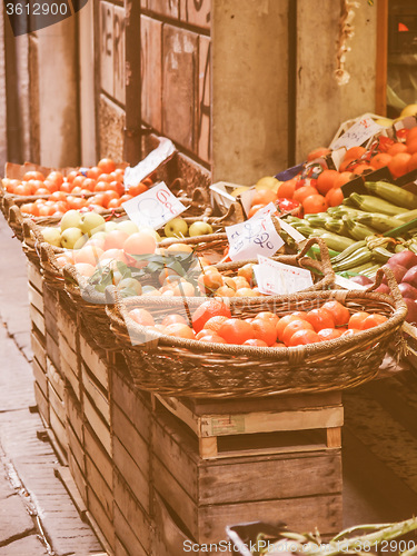 Image of Retro looking Vegetables
