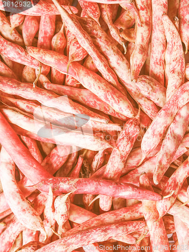Image of Retro looking Cranberry beans
