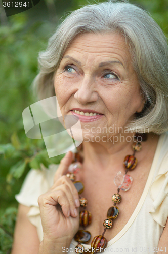 Image of Happy Senior woman